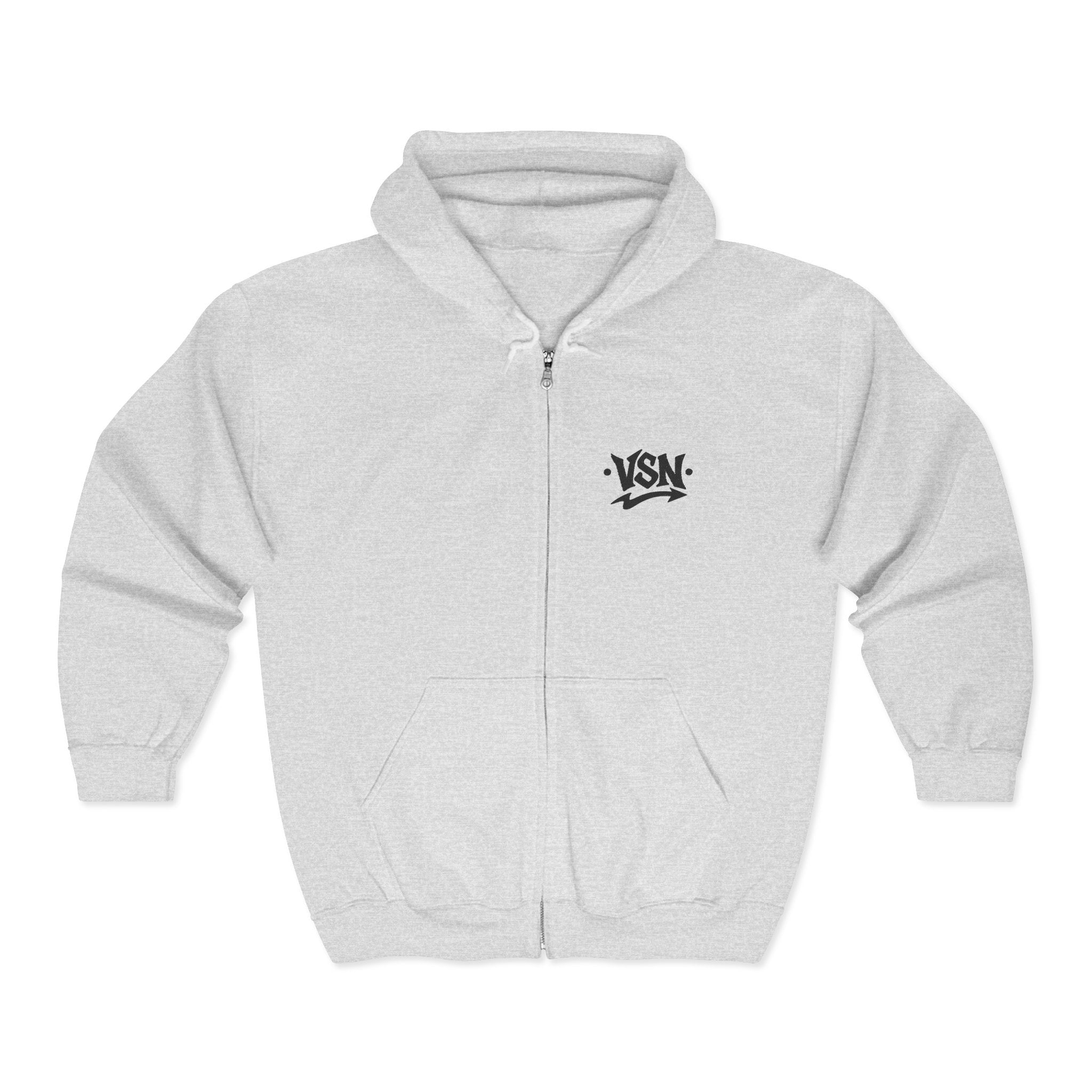 Hoodie Zippé VSN Logo Noir